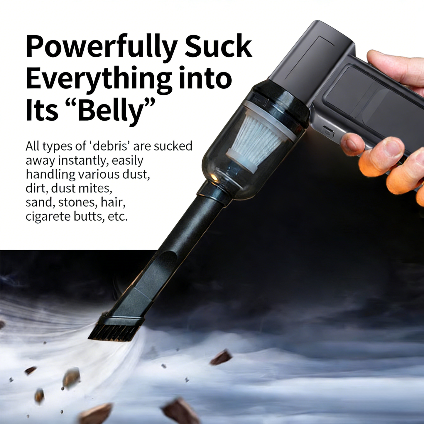 100000R/S Turbo Air Blaster Pro – Brushless Motor, 4 Gears, Car Vacuuming + Dusting + Water Blowing. Your Ultimate Portable High-Power Fan.