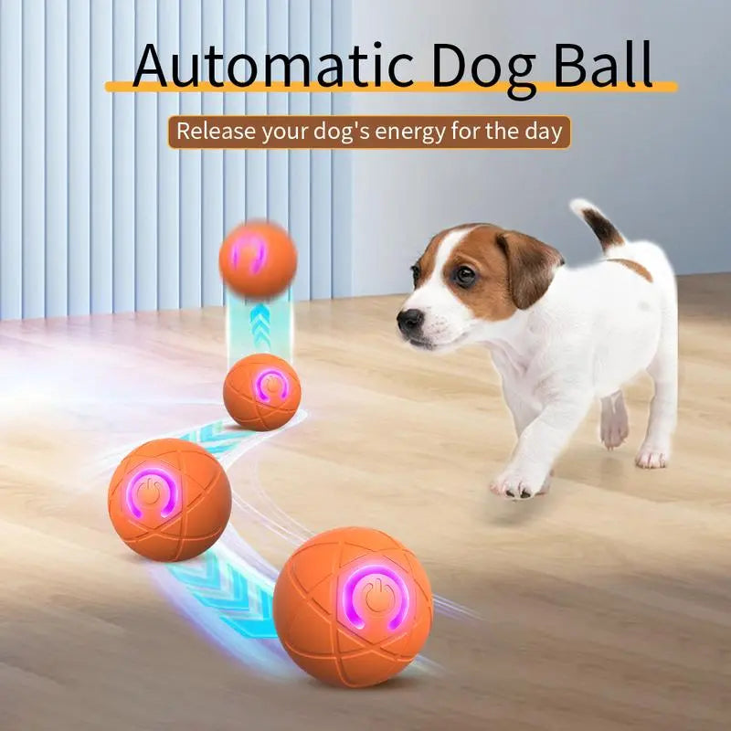 Shaky Ball Toy for Dogs, Vibrating Dog Ball, Shaky Ball Dog Toy, Automatic Moving Dog Toy Ball, Vibrating Ball for Dogs for Small, Medium, Large Dogs,Automatic Moving Dog Toy Ball for/Small/Medium/Large Dogs, USB Rechargeable