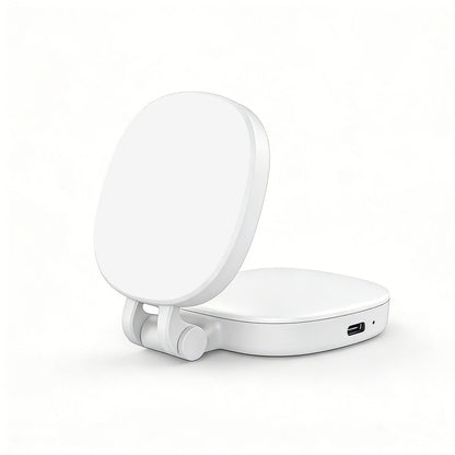 Support de téléphone 3-en-1, miroir et lumière magnétique pour selfie