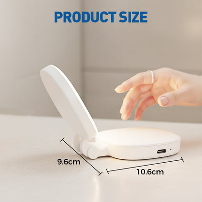 Support de téléphone 3-en-1, miroir et lumière magnétique pour selfie
