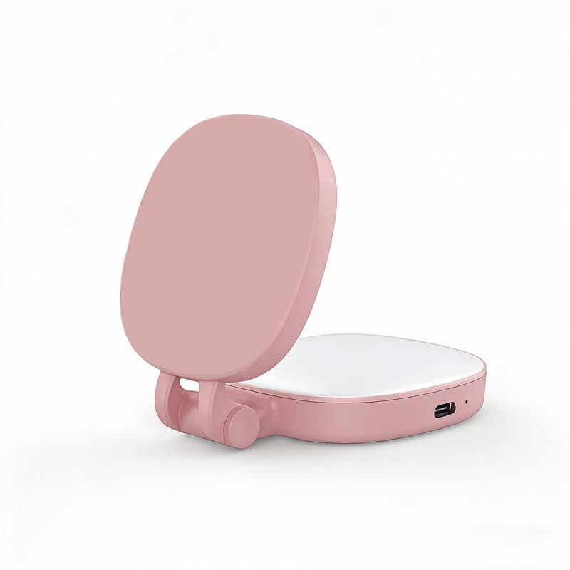 Support de téléphone 3-en-1, miroir et lumière magnétique pour selfie
