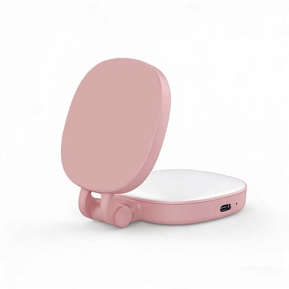 Support de téléphone 3-en-1, miroir et lumière magnétique pour selfie
